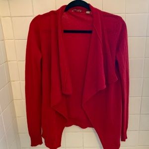 Red cashmere sweater
